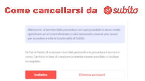 come cancellarsi da temu